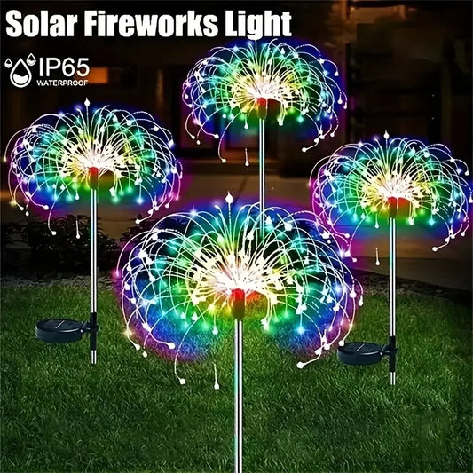 Solar Fireworks Light