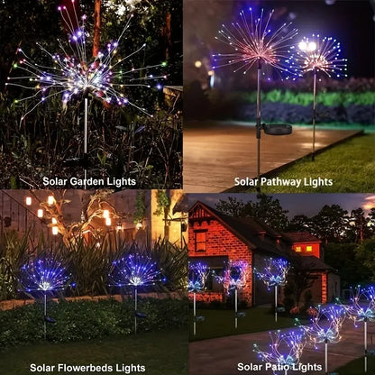 Solar Fireworks Light